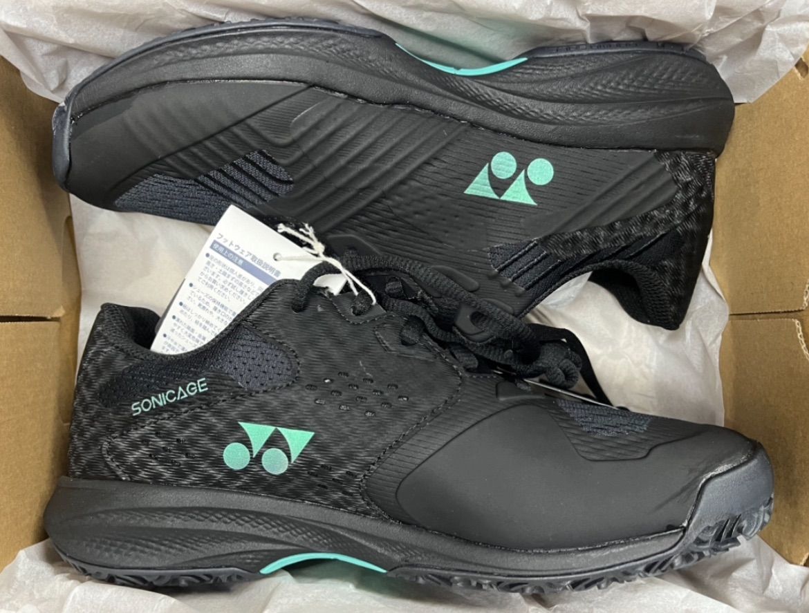 YONEX ソニケージワイド テニスシューズ 4E wide クレー・砂入り人工芝