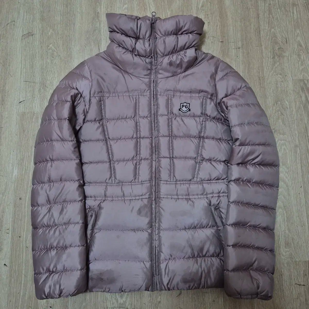 PEARLY GATES ダウンストレッチ白 ゴルフ レディース Lサイズ PEARLY