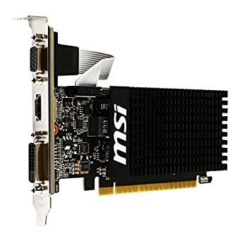 【】「非常に良い」MSI GeForce GT710 GDDR3 2GB グラフィックスボード VD5931