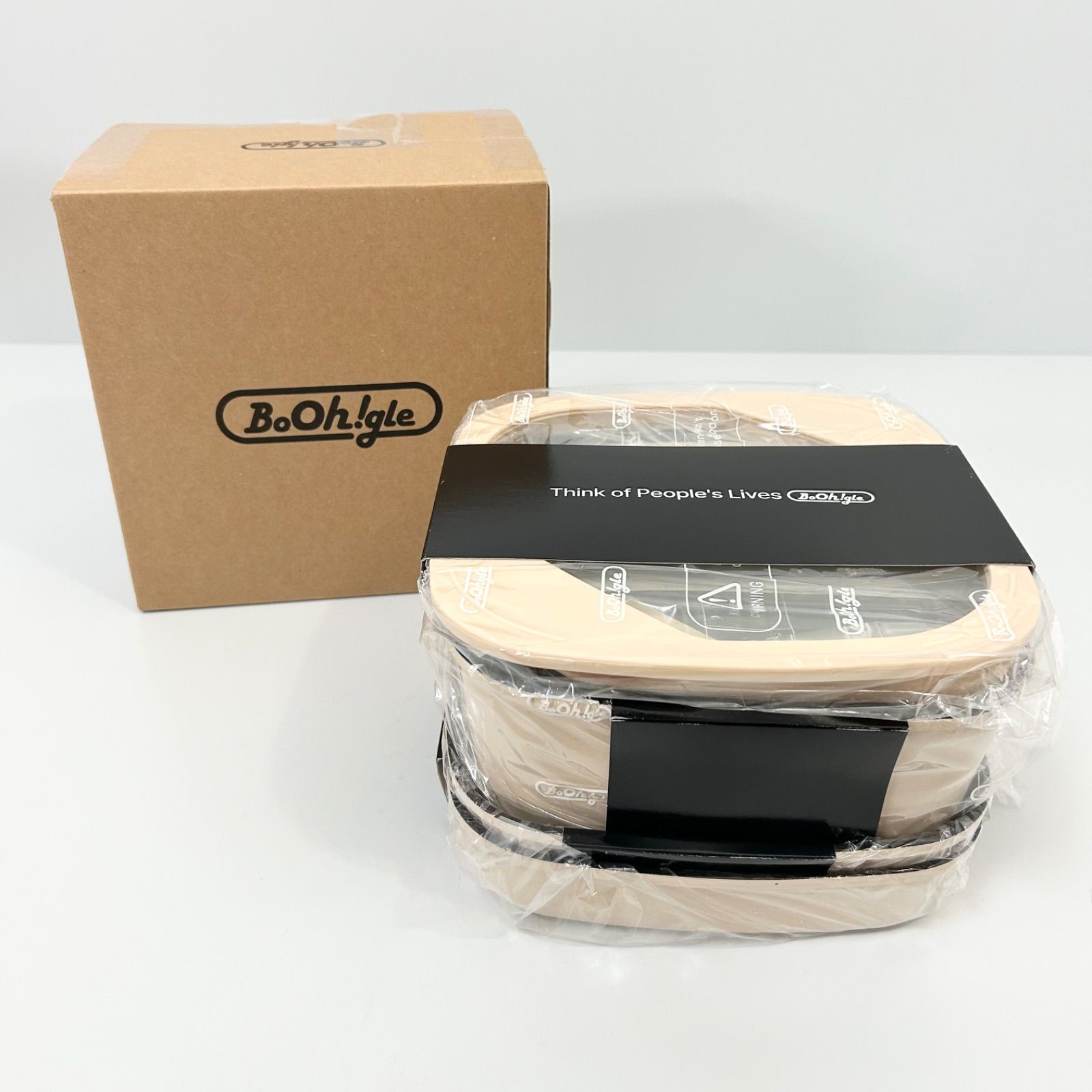 未使用 Booh!gle フライパン 鍋 13点セット IH ガス対応 ベージュ