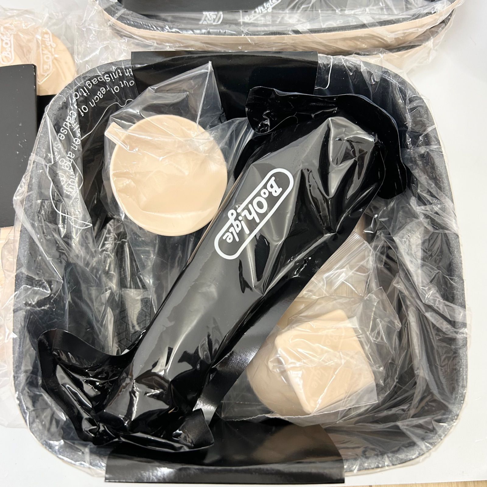 未使用 Booh!gle フライパン 鍋 13点セット IH ガス対応 ベージュ