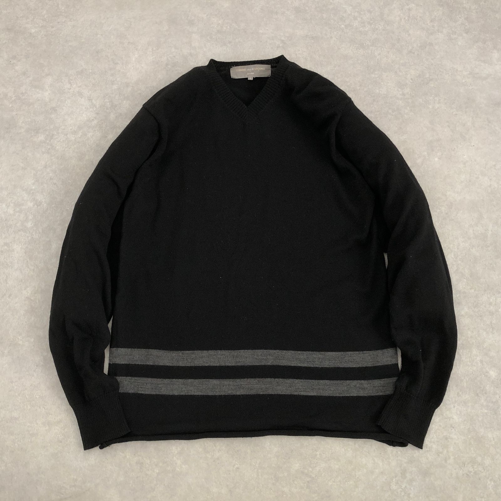 03 vintage COMME des GARCONS HOMME ボトムライン ウール ニット