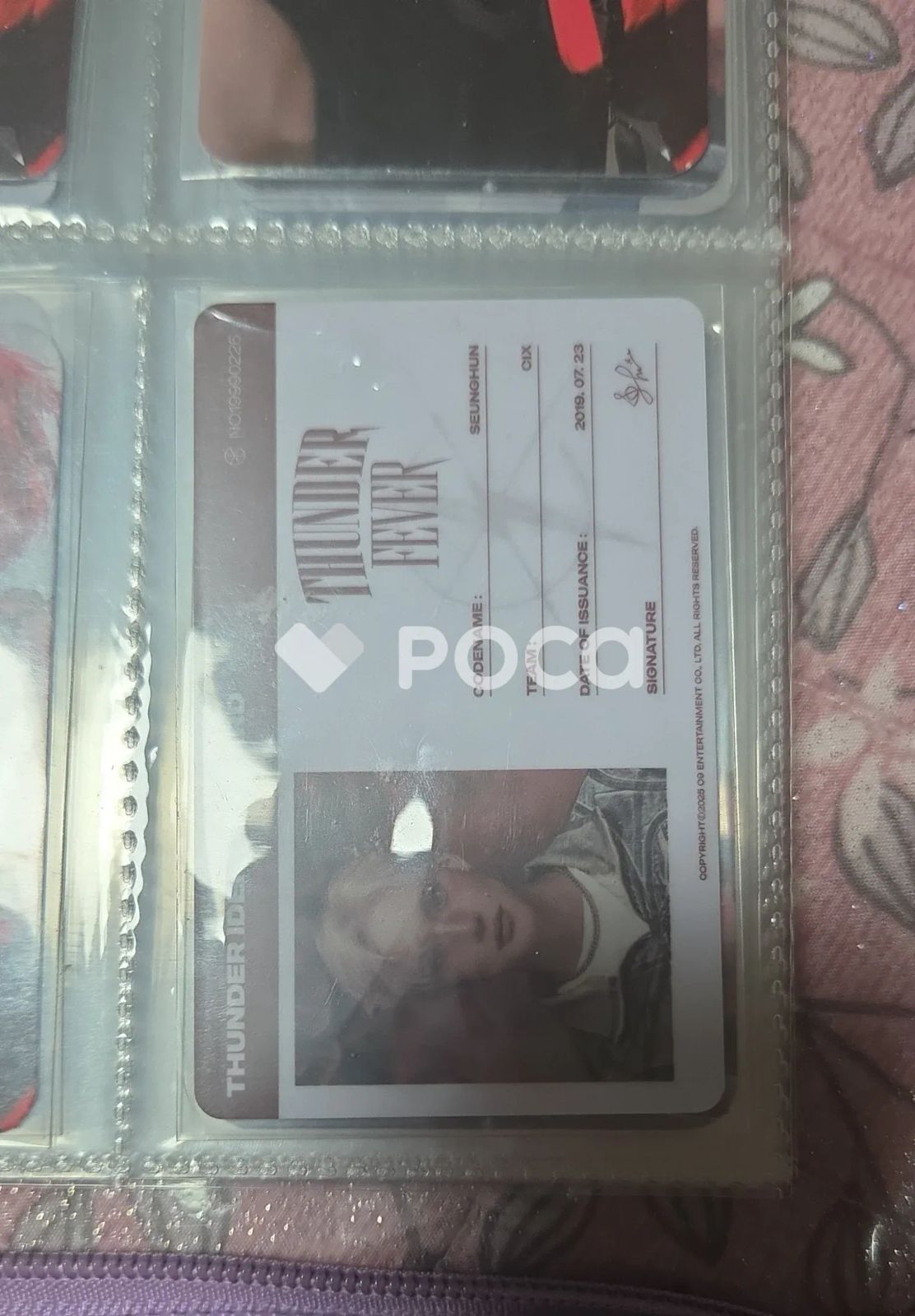 CIX スンフン THUNDER FEVER - メルカリ