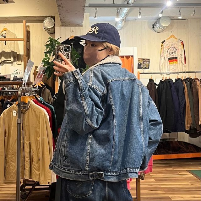 LEVI'S/リーバイス】80s デニムボアジャケット - メルカリ