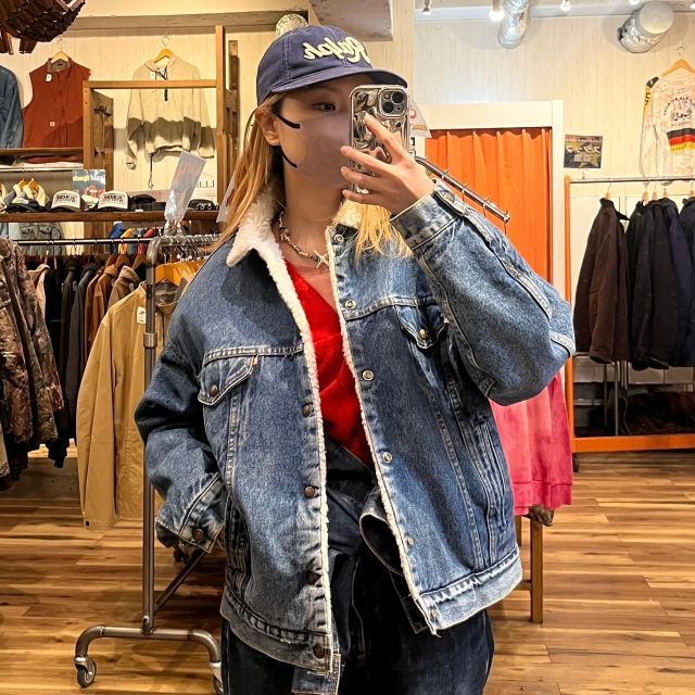 LEVI'S/リーバイス】80s デニムボアジャケット - メルカリ