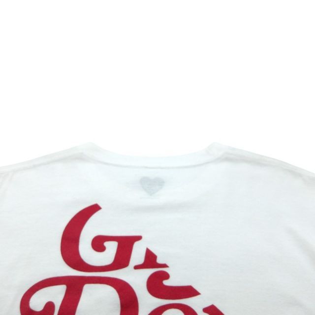GIRLS DONT CRY CAREERING LOGO TEE WHITE サイズM ガールズドント