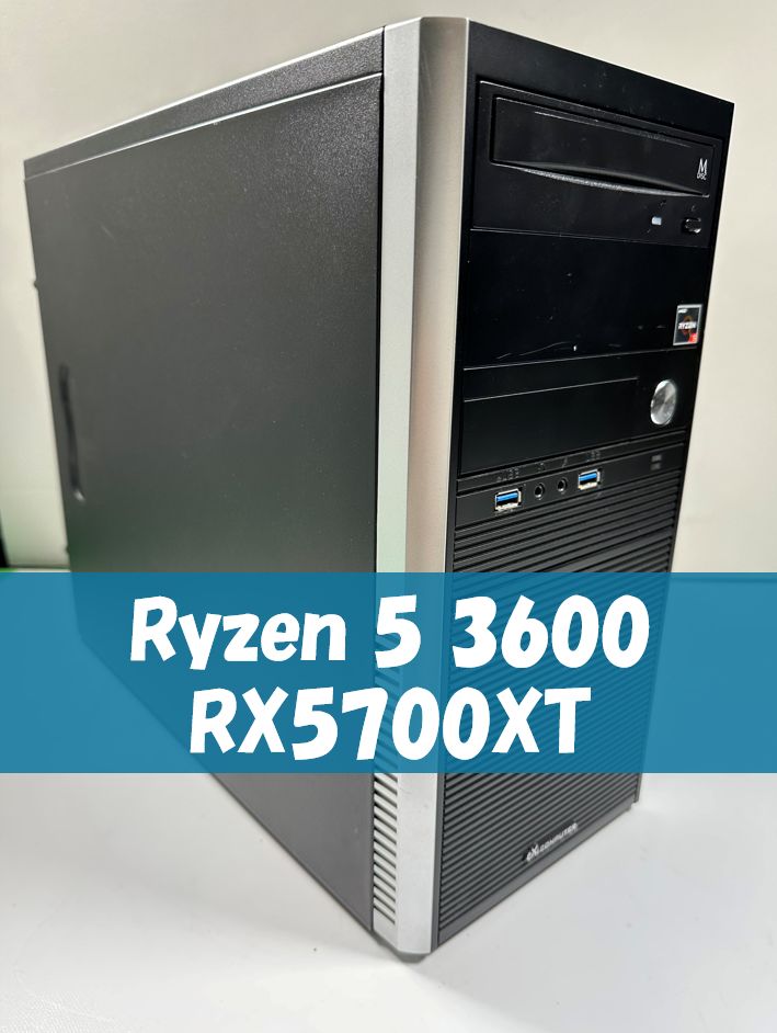 格安ゲーミング/RX5700XT/ryzen5 3600/Windows11/SSD250GB/HDD1TB