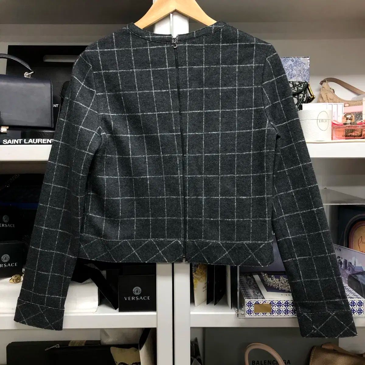  maje マージュ ウール ブレンド スリーブ トップス 長袖 Tシャツ カットソー