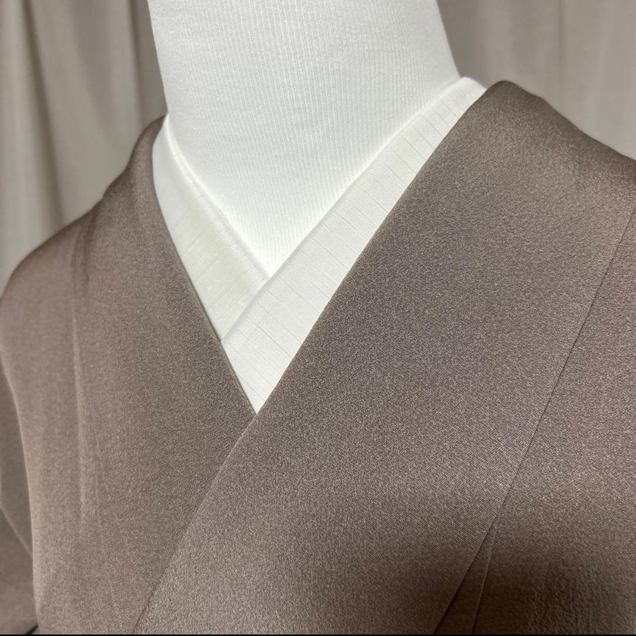 美品 袷 正絹 作家 縮緬 友禅 訪問着 フルセット 西陣唐織漆箔袋帯