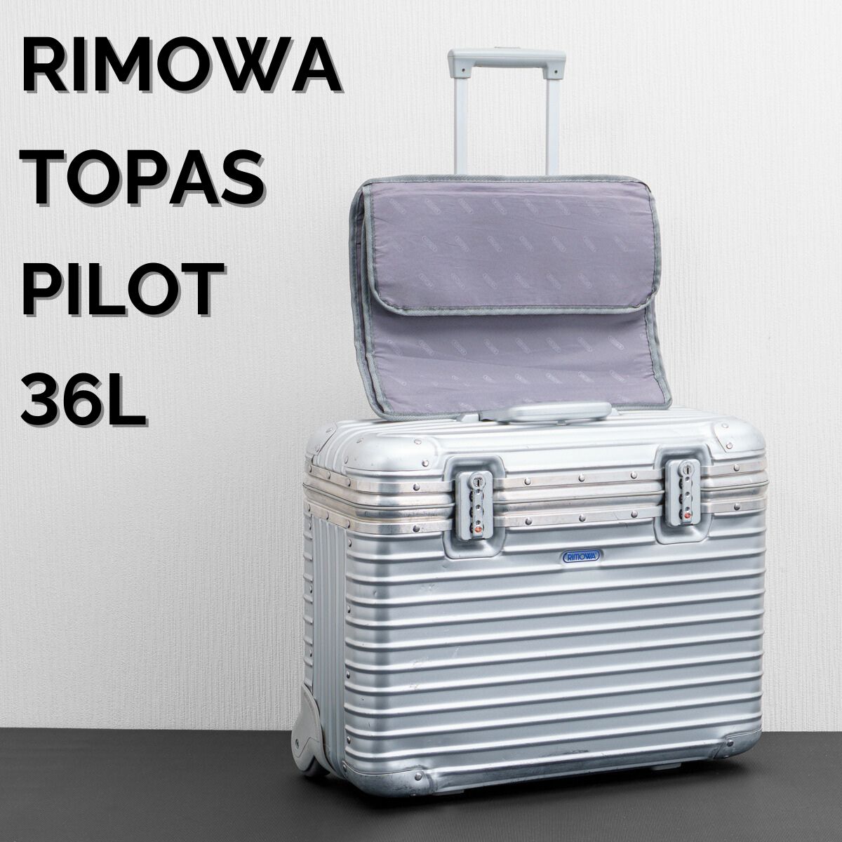 リモワ ボーダフォン RIMOWA vodafon パイロットトローリートパーズ RIMOWA リモワ TOPAS トパーズ PILOT パイロットトローリー 36L 2輪