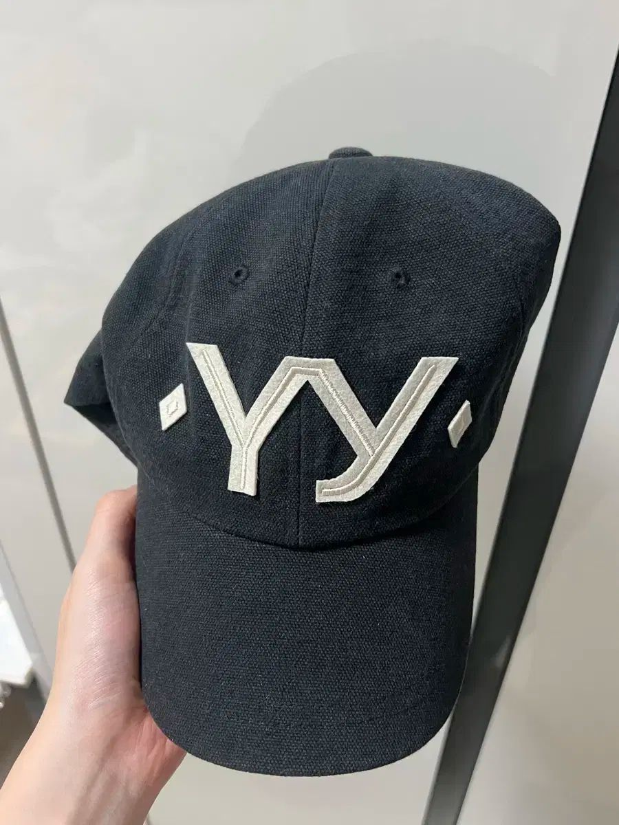 Open YY オープンワイワイ ブラック ベースボールキャップ コットン