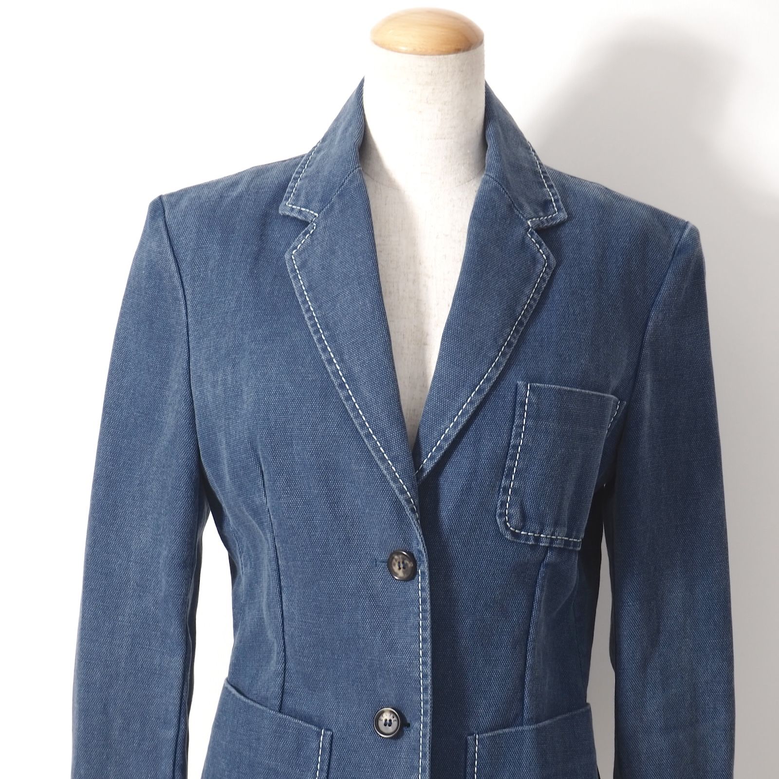 セリーヌ CELINE ヴィンテージ フランス製 コットン ジャケット 38