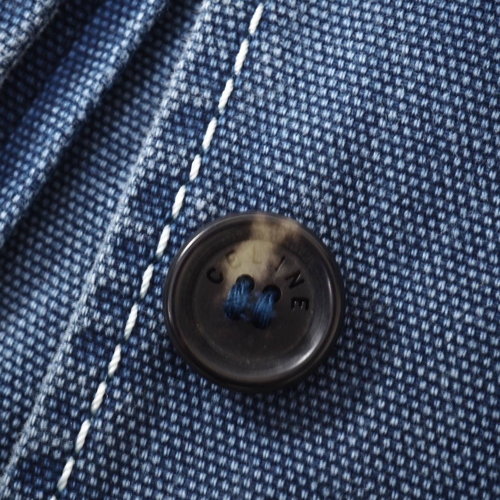 セリーヌ CELINE ヴィンテージ フランス製 コットン ジャケット 38