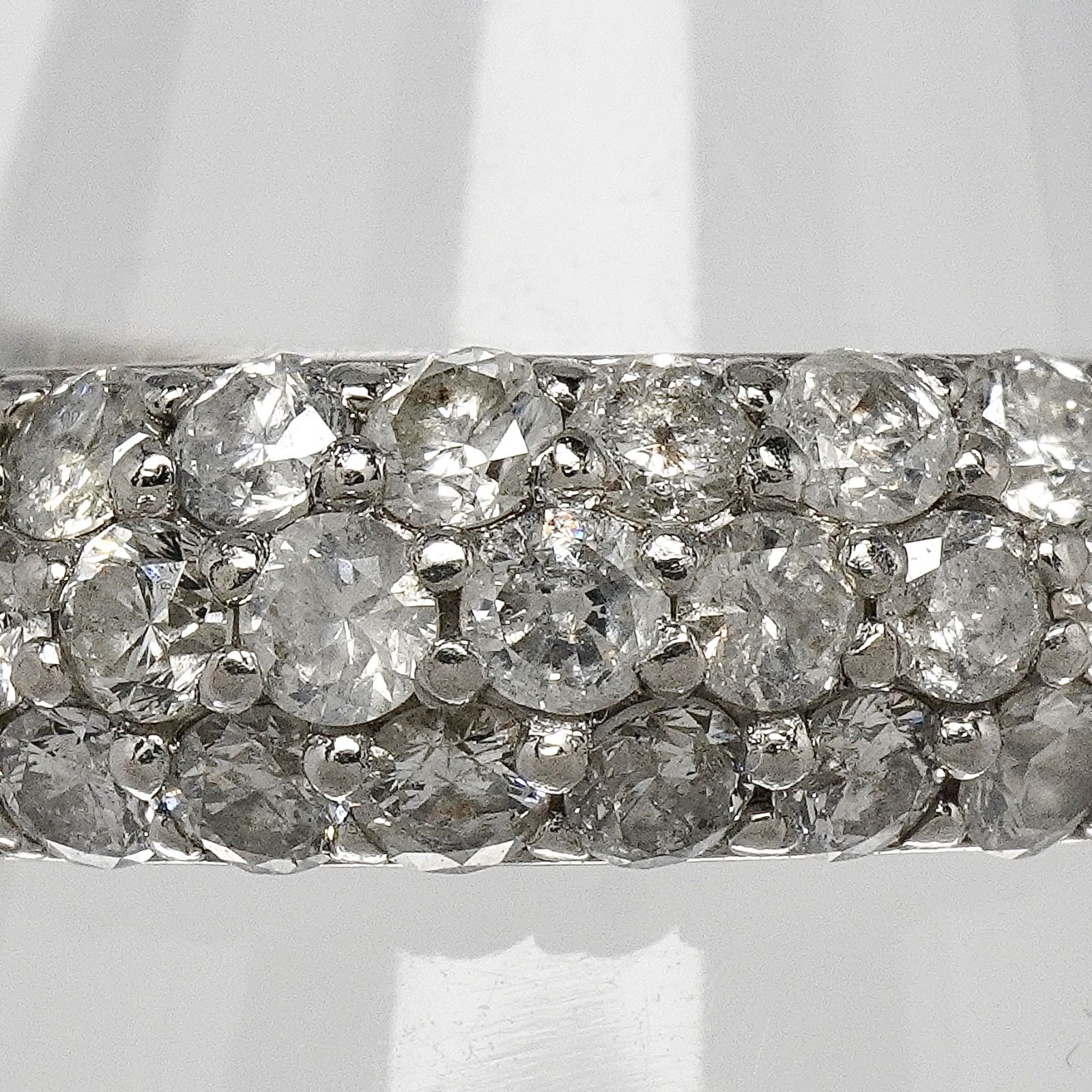 ダイヤ リング パヴェリング Pt900 D1.00ctプラチナ 指輪 新品仕上 楽天市場】Pt900【1.00ct】ダイヤモンド パヴェ リング【送料無料