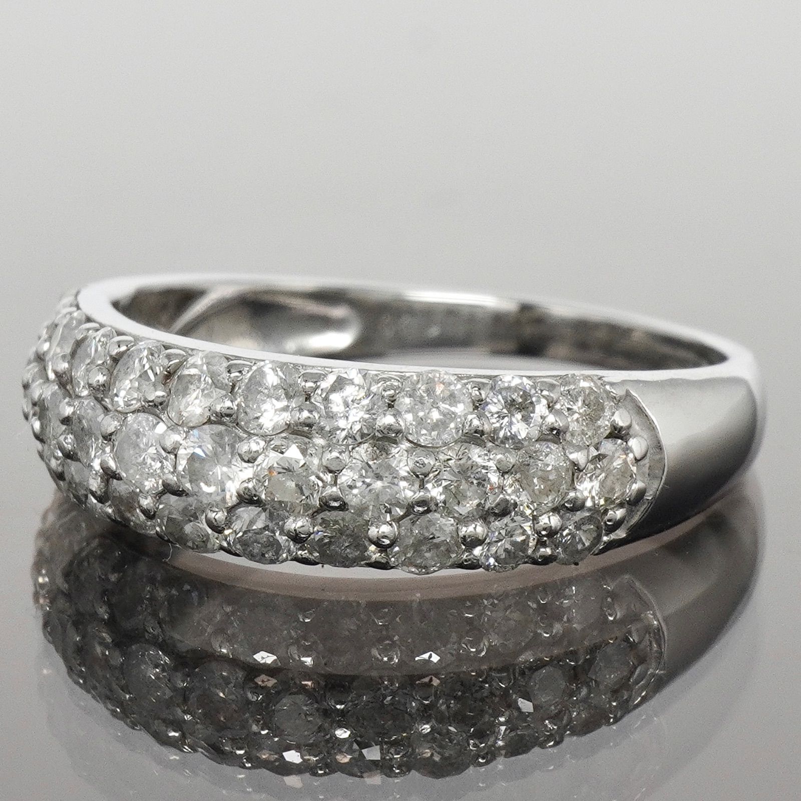 ダイヤ リング パヴェ ダイヤモンド 指輪 Pt900 D1.00ctプラチナ