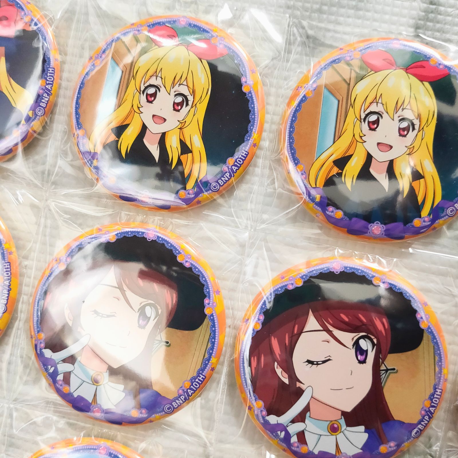 アイカツ イオン限定 チョコイン サブレ 缶バッジ コンプリート セット