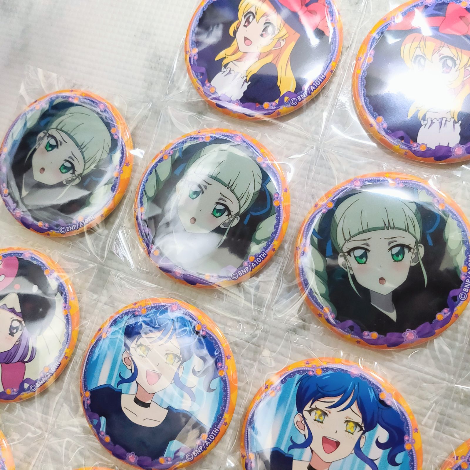 アイカツ イオン限定 チョコイン サブレ 缶バッジ コンプリート セット