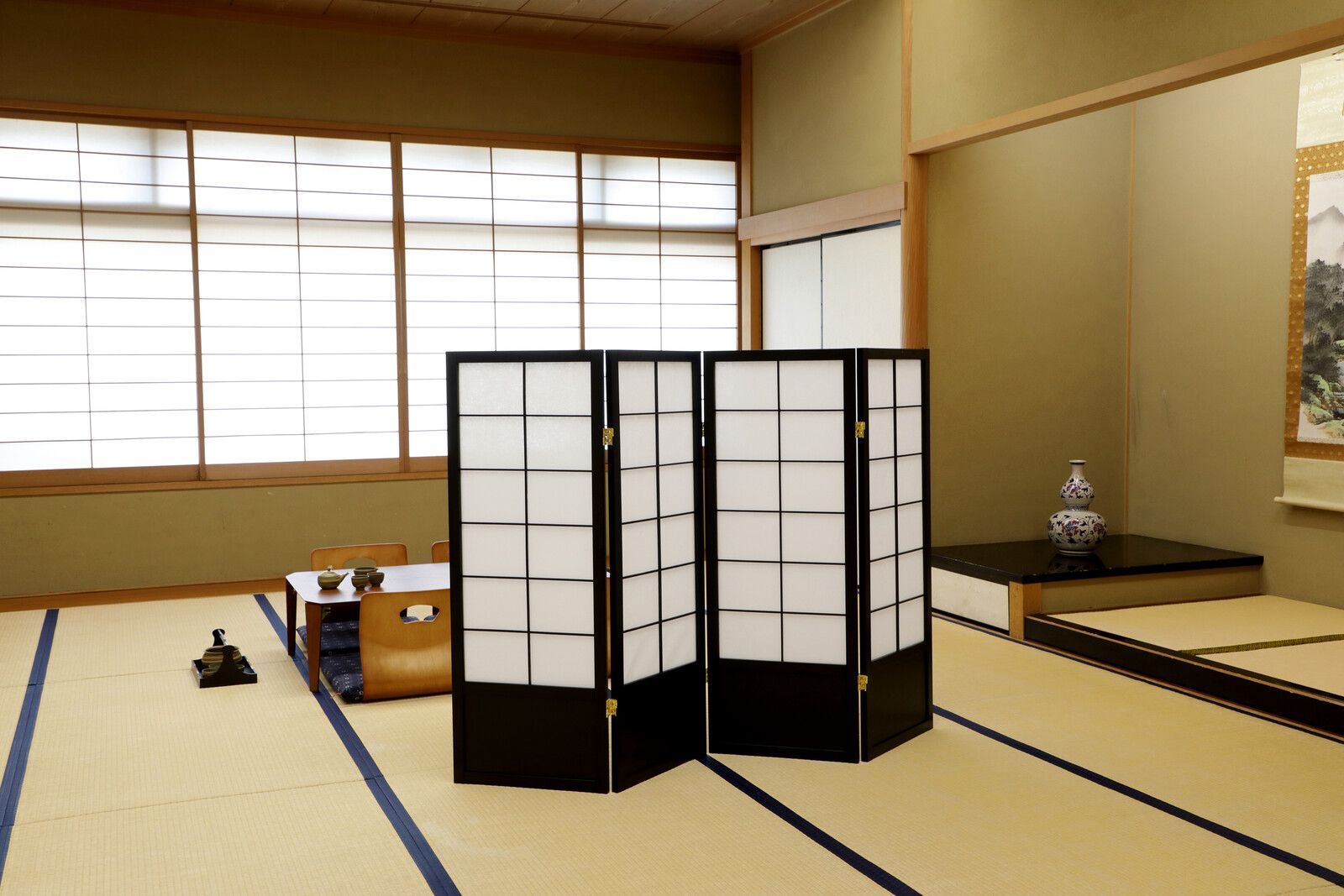 衝立 4枚 高さ120cmなごみ 和風衝立 4連タイプ 高さ120cm 衝立