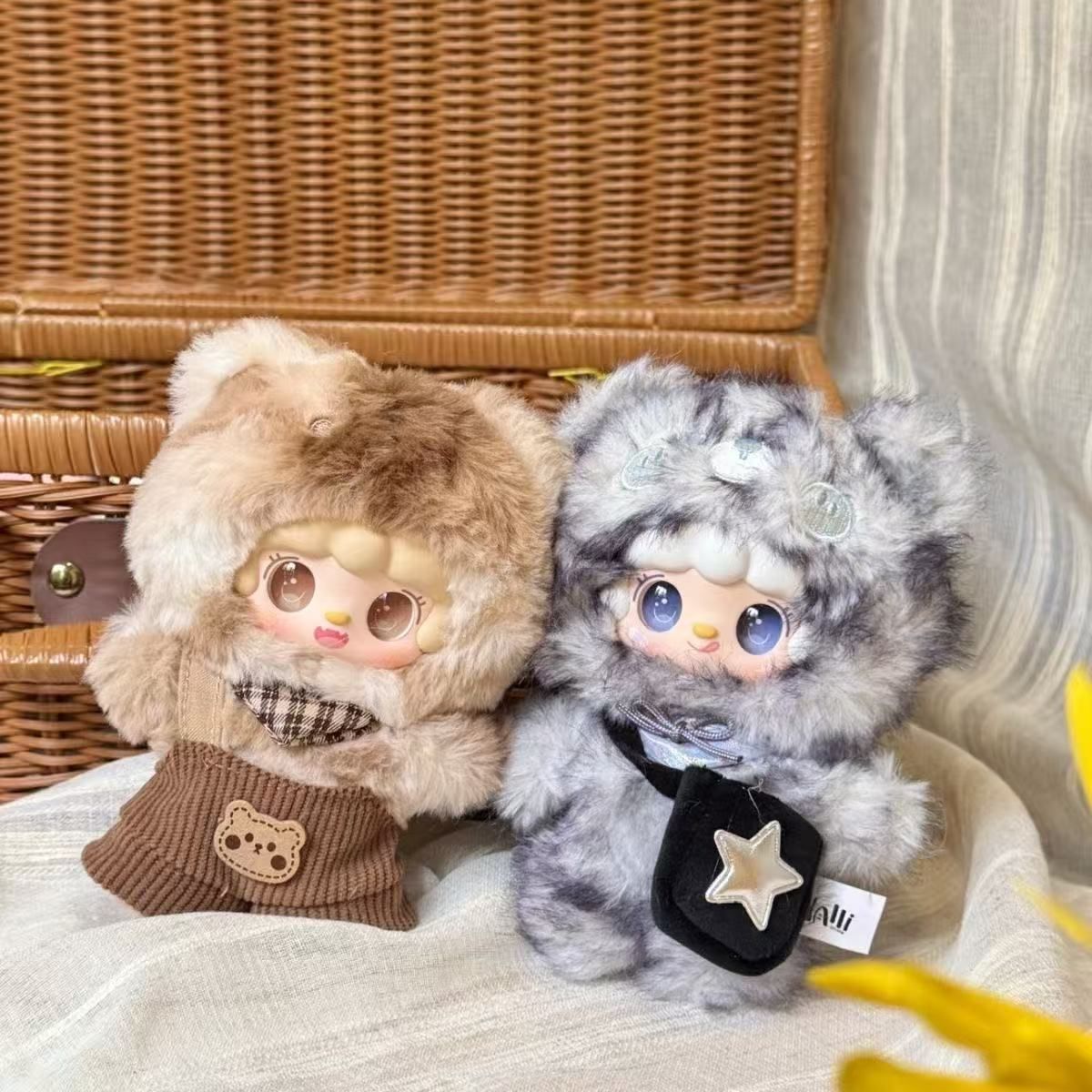 「Yooki：子熊冬眠計画」シリーズ ぬいぐるみストラップ ブラインドボックス Yalli Studio 「Yooki：子熊冬眠計画」シリーズ ぬいぐるみストラップ