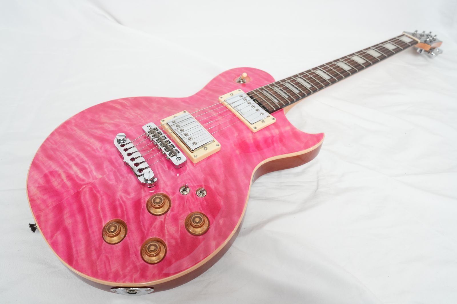 ☆Aria Pro II☆PE-480 SPK キルトトップ シースルーピンクカラー 美品