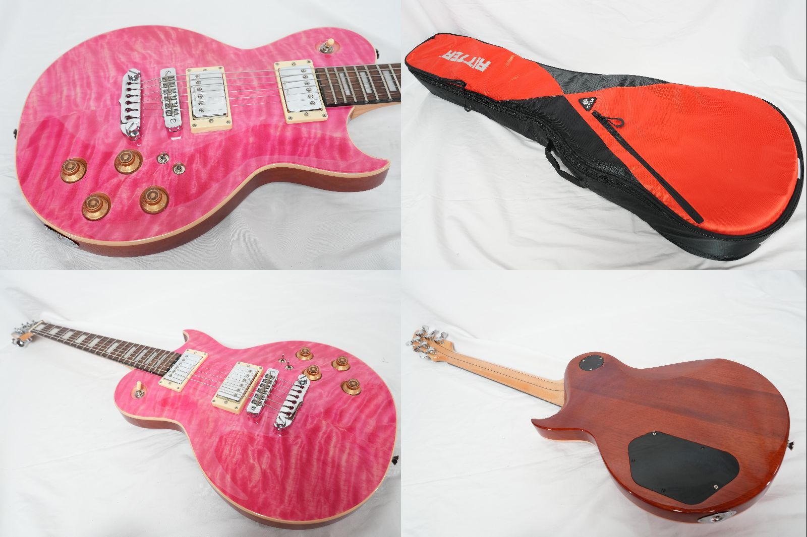 ☆Aria Pro II☆PE-480 SPK キルトトップ シースルーピンクカラー 美品