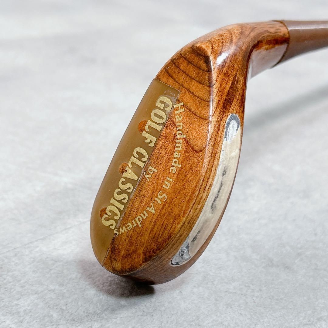 V275 GOLF CLASSICS ヴィンテージ 木製 ヒッコリー パター - メルカリ