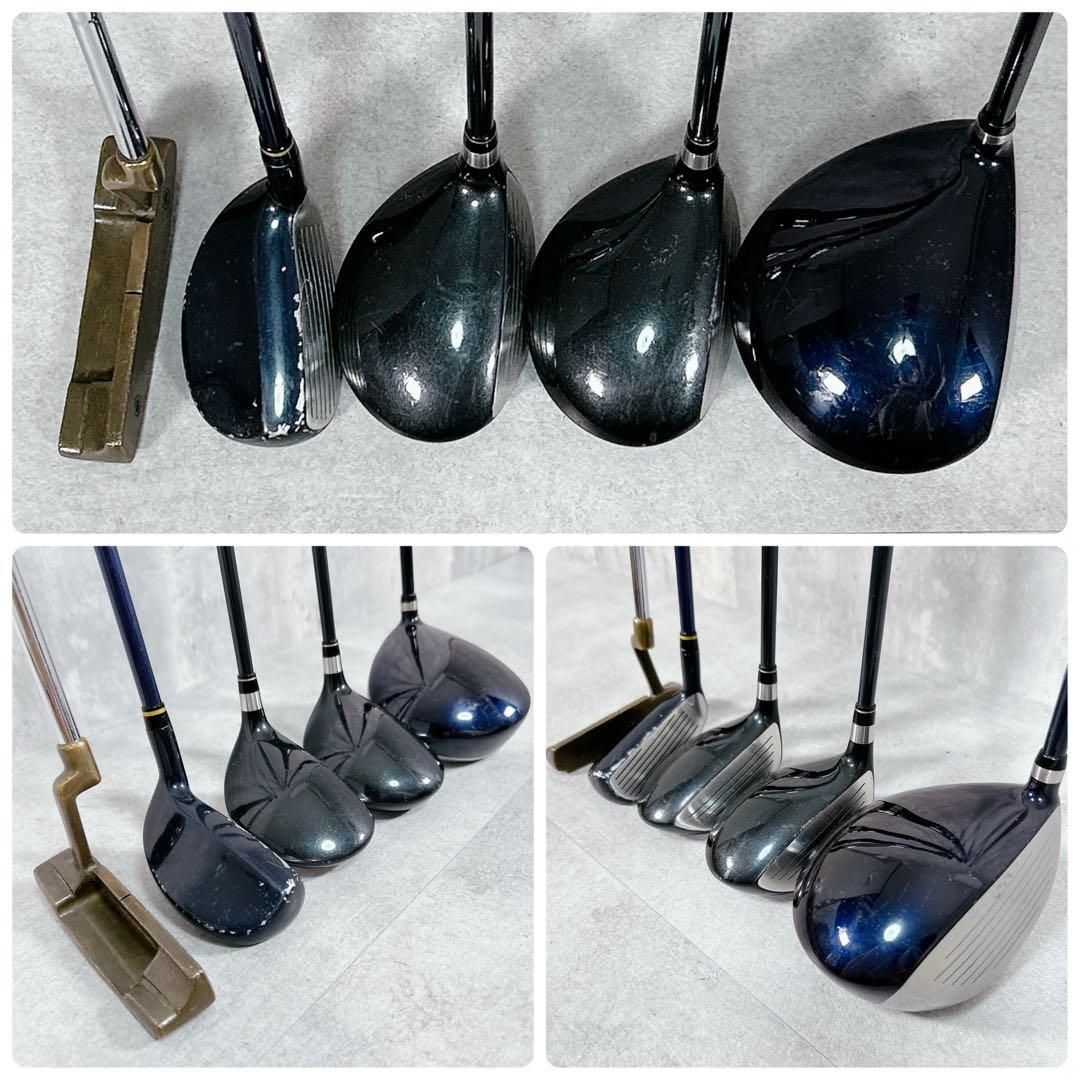 V359 TSURUYA 他 メンズ ゴルフ クラブ セット 14点 オレンジ - メルカリ