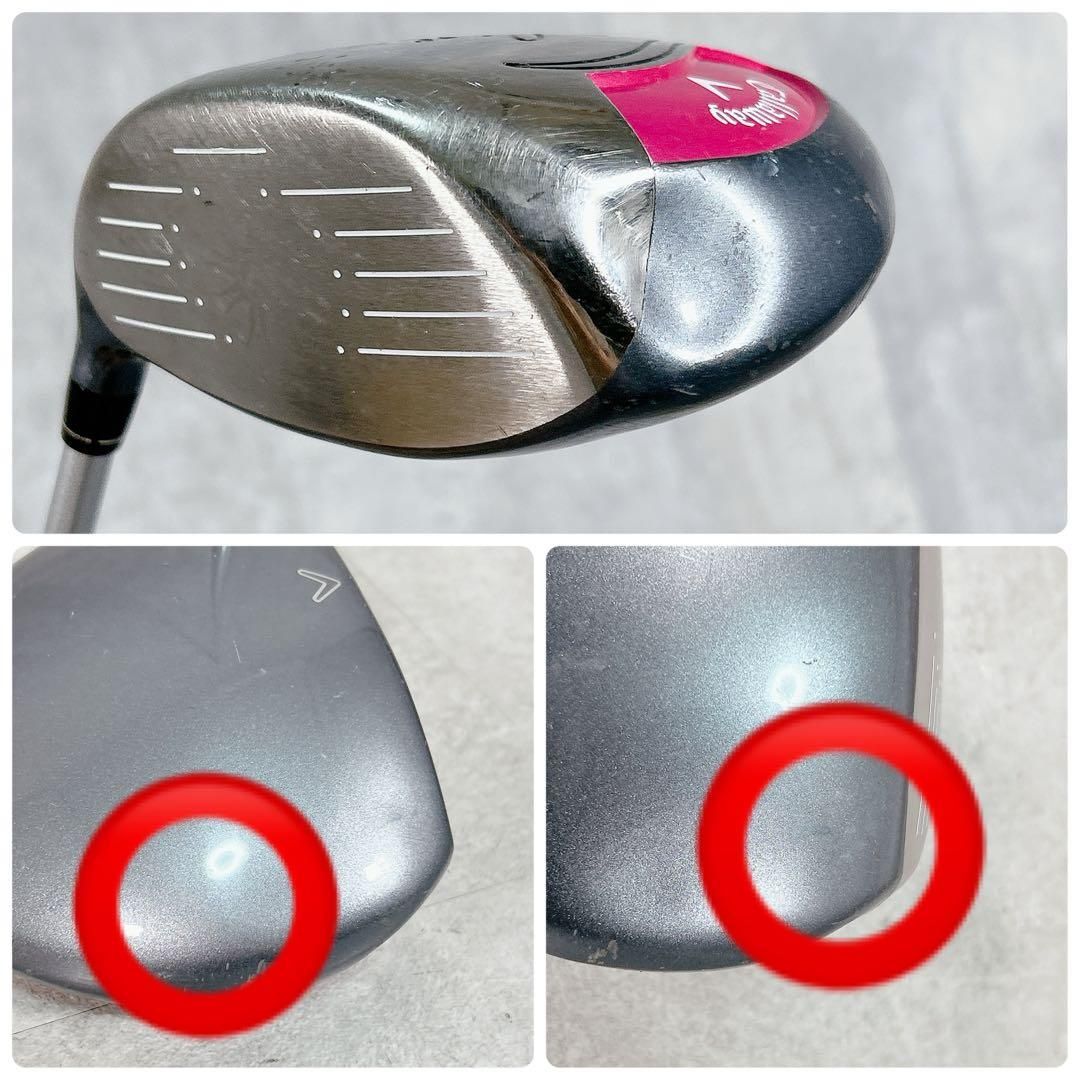 V351 キャロウェイ 他 レディース ゴルフ クラブ セット 8点 ピンク 白