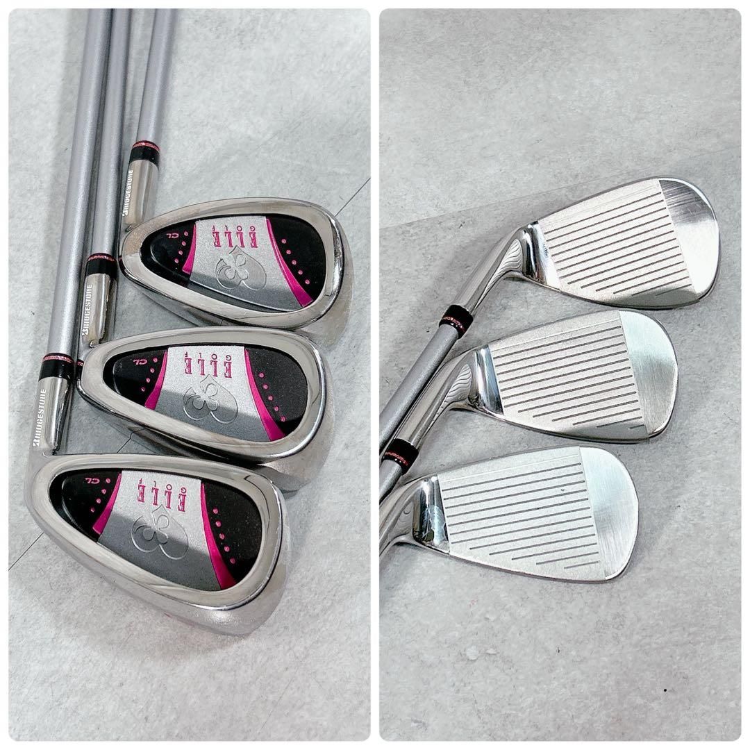 V351 キャロウェイ 他 レディース ゴルフ クラブ セット 8点 ピンク 白