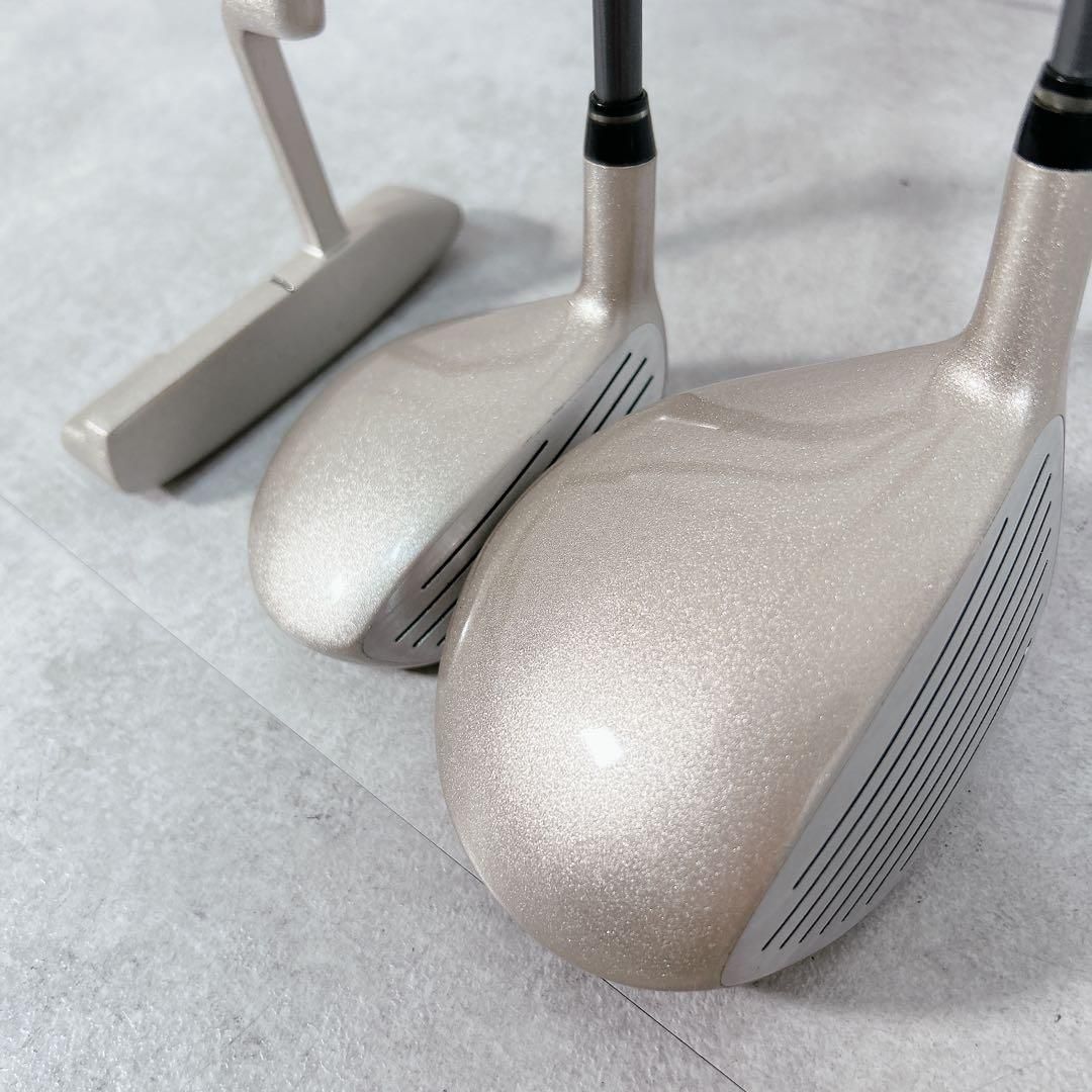 V358 FILA フィラ レディース ゴルフ クラブ セット 8点 かわいい