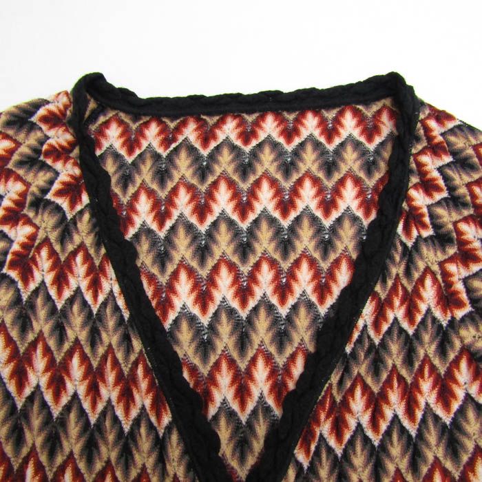 ミッソーニ ニットワンピース 長袖 ウール混 ブランド トップス