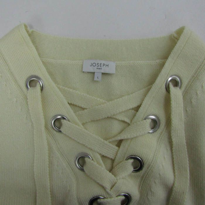 ジョセフ ニット セーター 長袖 ウール100% ブランド トップス 白