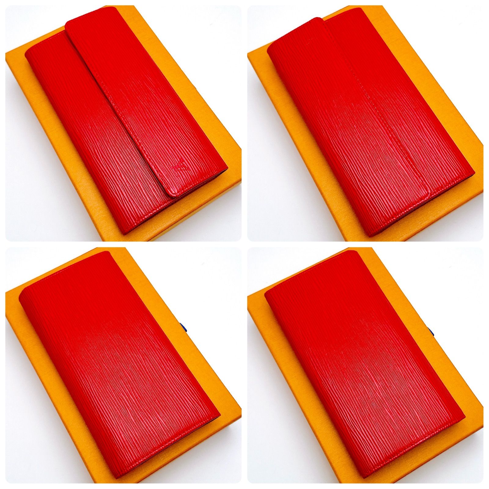 ルイヴィトン エピ ポルトフォイユ・サラ 長財布 赤 レッド M60316