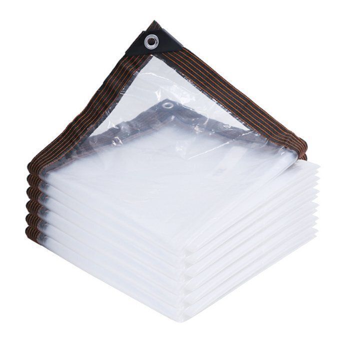 透明防雨布花卉養殖保温プラスチックタープバルコニー透明タープ