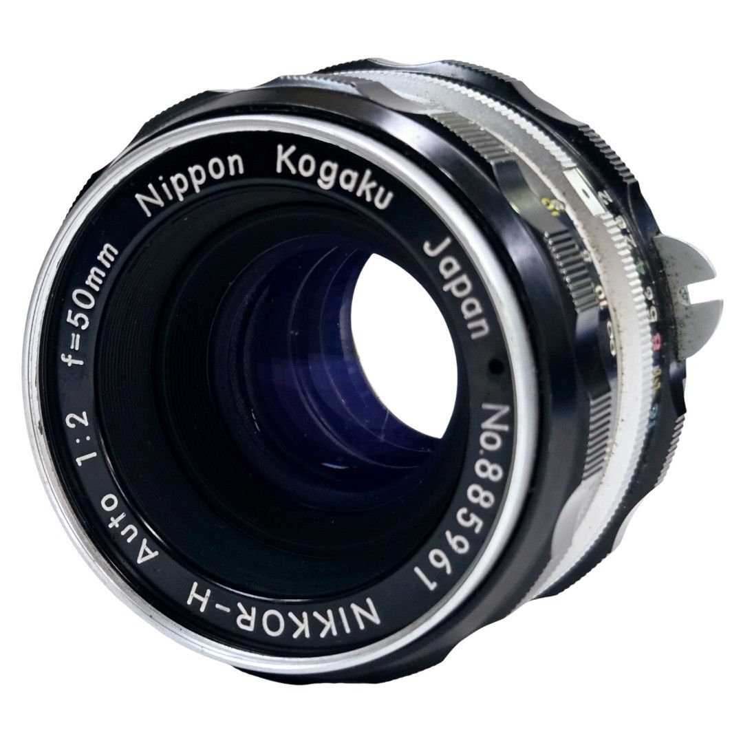 美品】 NIKON ニコン NIKKOR-H AUTO 50mm F2 NIPPON KOGAKU #20652