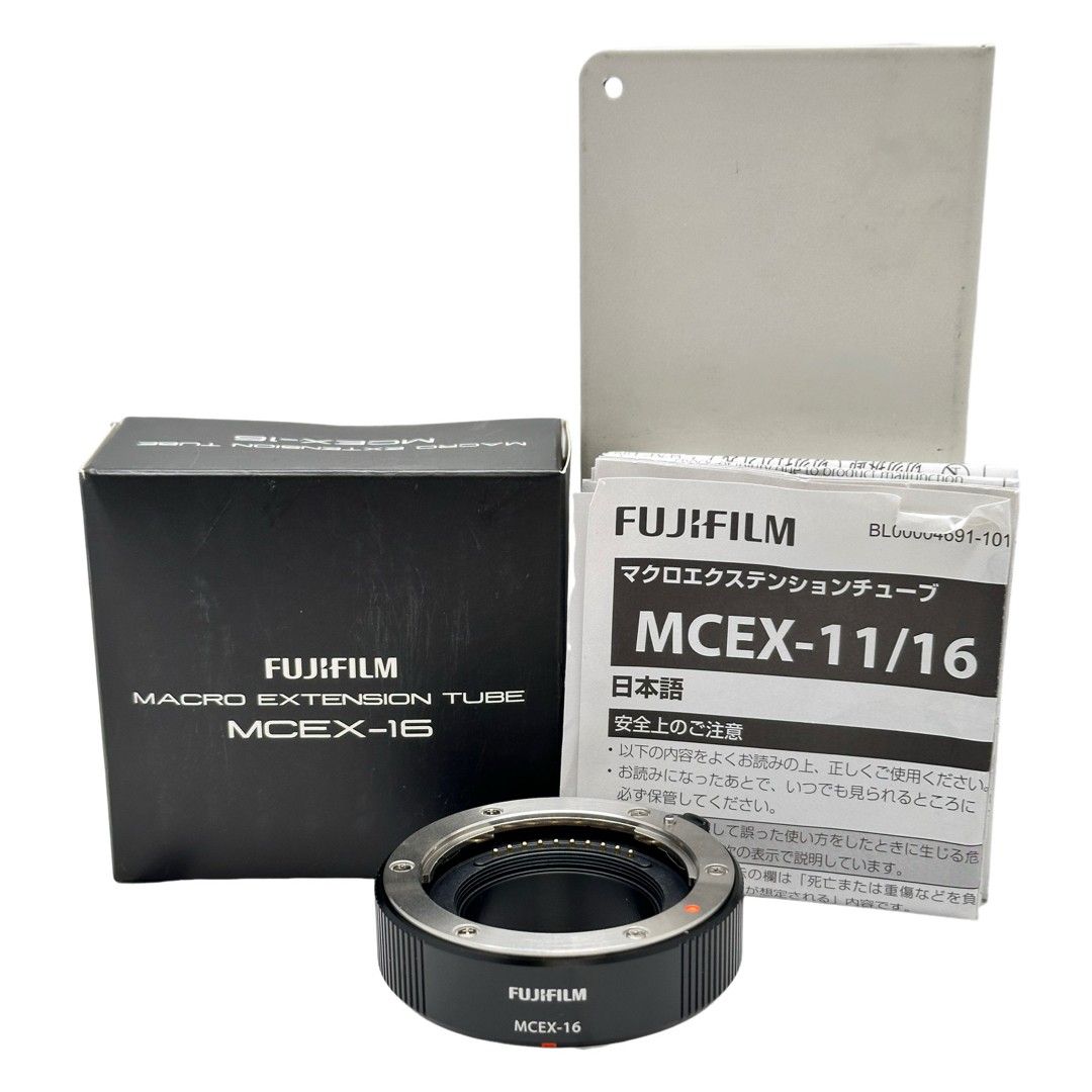 美品】 FUJIFILM フジフィルム MCEX-16 マクロエクステンション