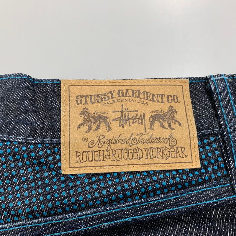 中古品】 STUSSY ROUGH&RUGGED DENIM ステューシー ラフアンドラゲッド