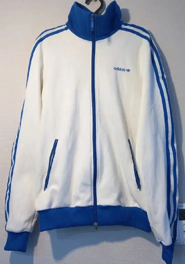 adidas BECKENBAUER 白 青 白 青 トラックジャージ 最新 ジャージ