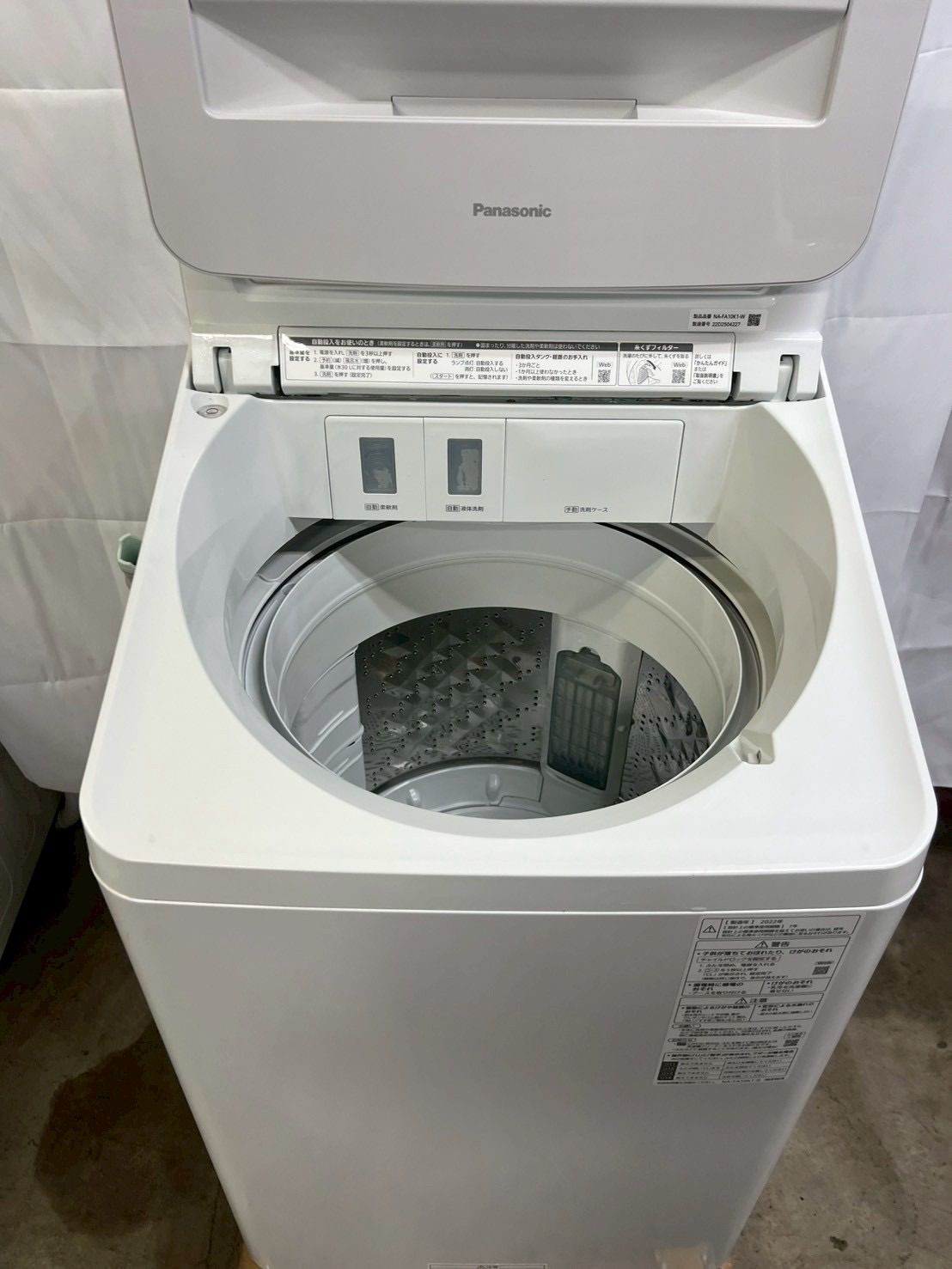 Panasonic 全自動洗濯機NA-FA10K1 2022年製 洗濯10kg - メルカリ