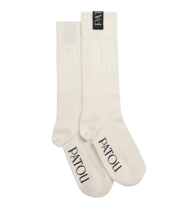 LIS CALLA｜“My Diary”花柄リボンソックス（ブラック） 即日発送LIS