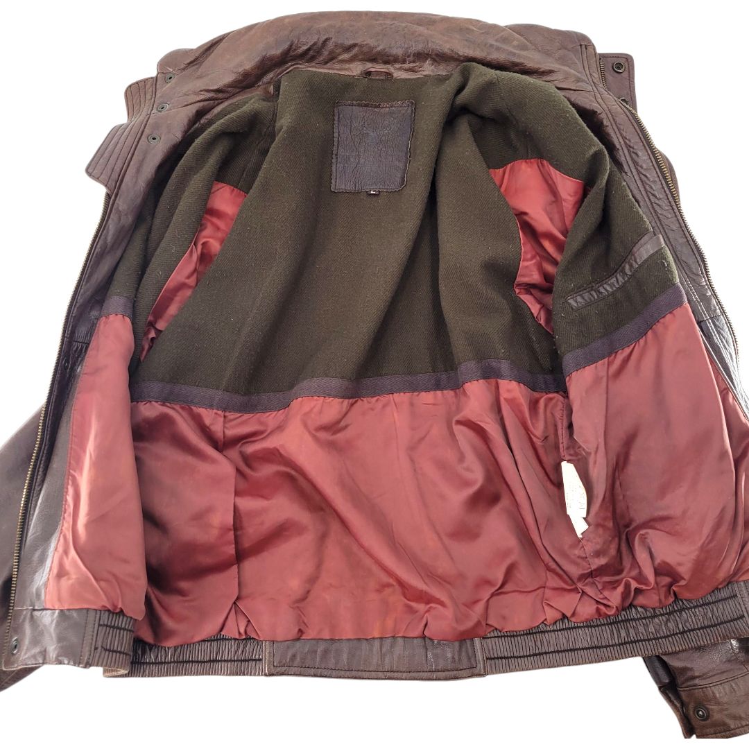 鹿皮革ジャケット