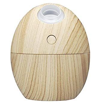 【】「非常に良い」グリーンハウス USB加湿器 たまご形 ナチュラルウッド GH-UMSEN-NW