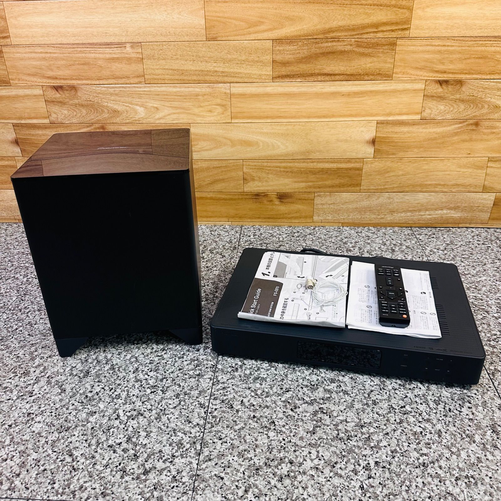 Pioneer FS-EB70 サウンドバーシステム パイオニア ウーファー