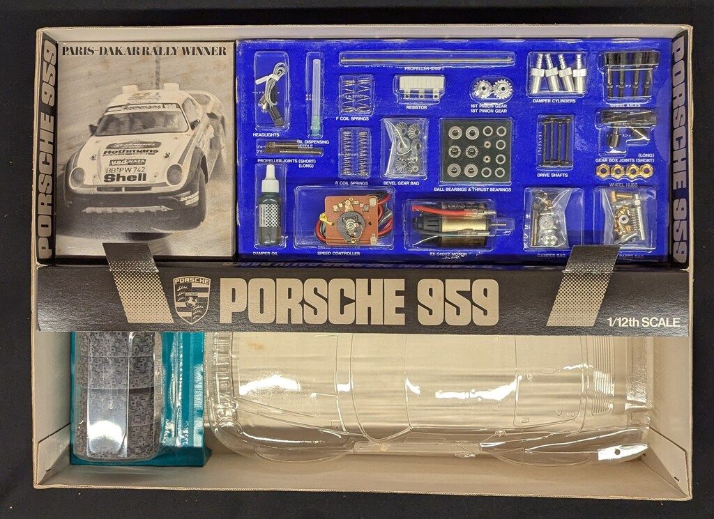 タミヤ 1/12電動RC 4輪駆動ラリースペシャル（オンオフ両用） ポルシェ