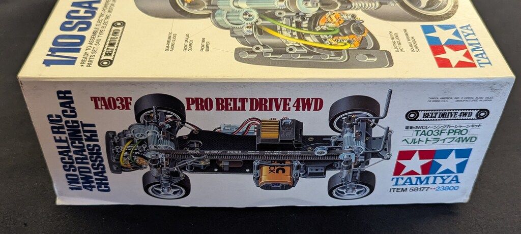 タミヤ　TA03F ベルトドライブ4躯　PROシャーシ　たぶん タミヤ 1/10 電動RC4WDレーシングカー TA03F・PROベルトドライブ4WD