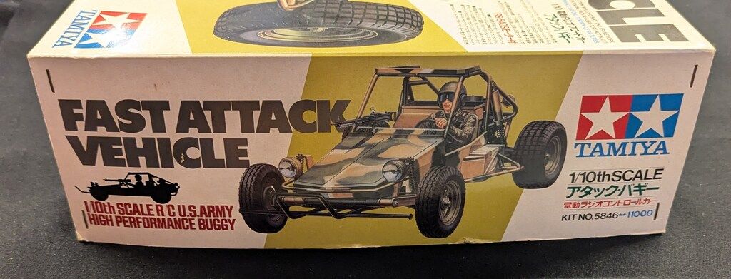 TAMIYA 1/10 電動RCオフロードカー アタック・バギー 5846 - メルカリ