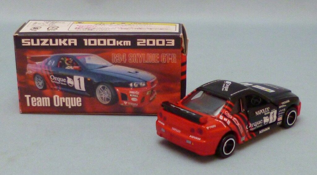トミー トミカ/アイアイアド特注 SUZUKA 1000km 2003 TEAM ORQUE R34