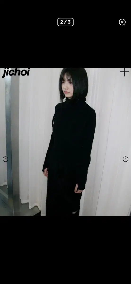 1 ジチョイ aw 24 ストラップ タートルネック ロングスリーブ