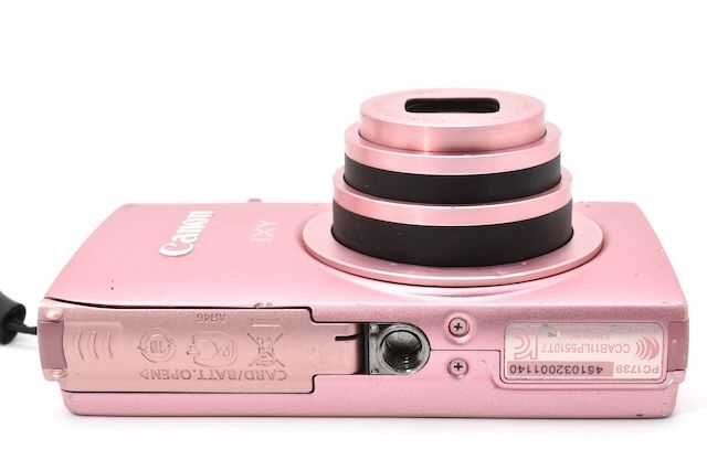 並品＞ Canon デジタルカメラ IXY 420F ピンク 光学5倍ズーム 広角24mm