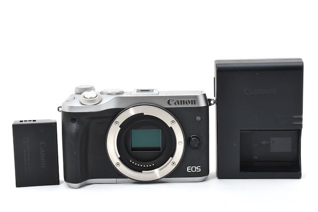 並品＞ Canon ミラーレス一眼カメラ EOS M6 ボディー(シルバー